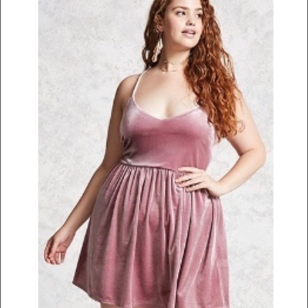 Velvet Blush Pink Mini Dress